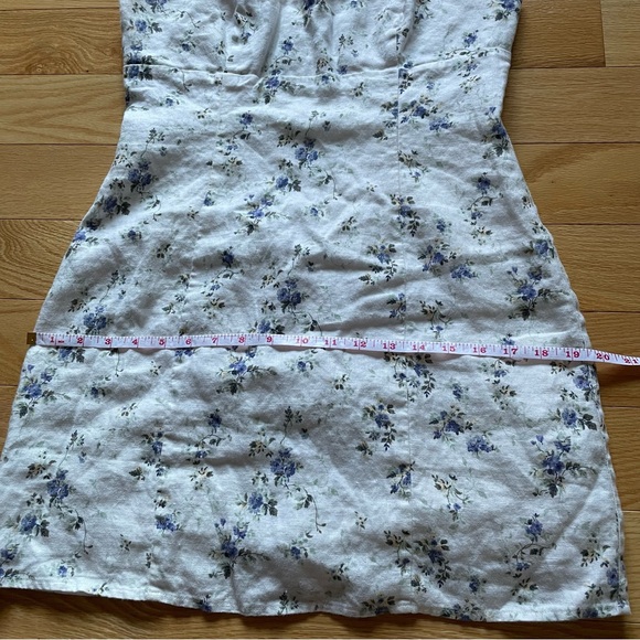 Reformation Aperol linen mini dress - 8 - Madeline print - Picture 9 of 15